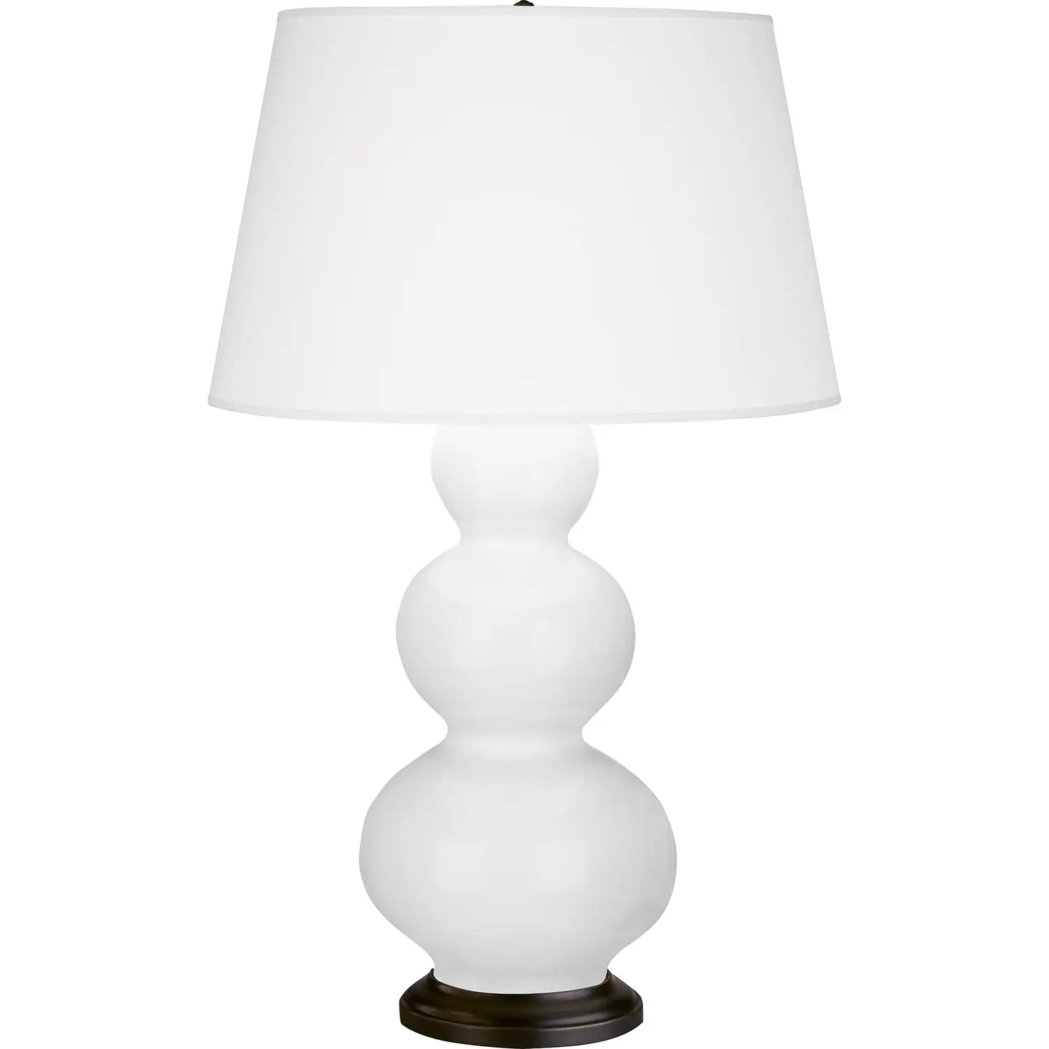 ROBERT ABBEY, TRIPLE GOURD TABLE LAMP, DESK LAMPS