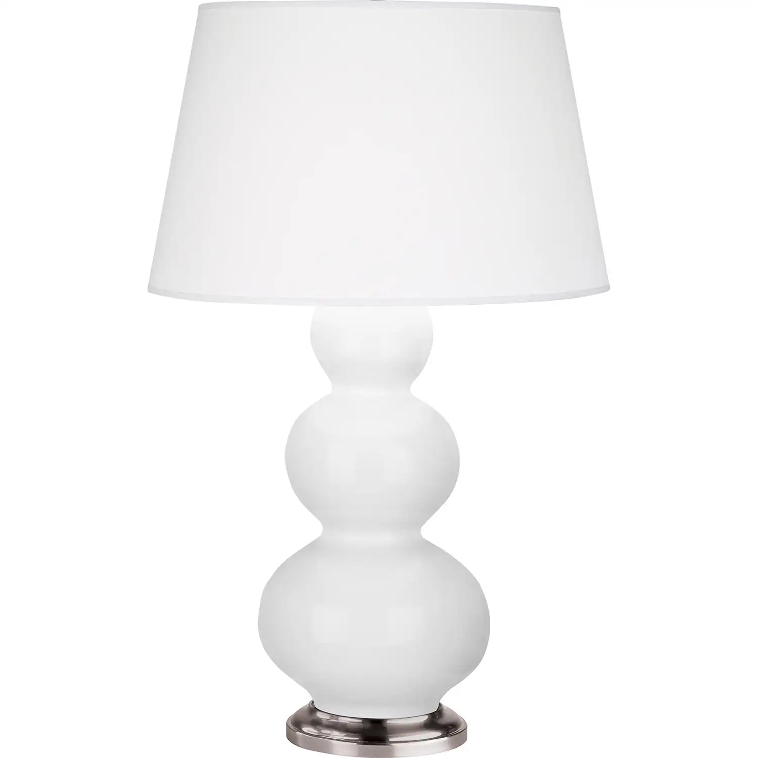 ROBERT ABBEY, TRIPLE GOURD TABLE LAMP, DESK LAMPS