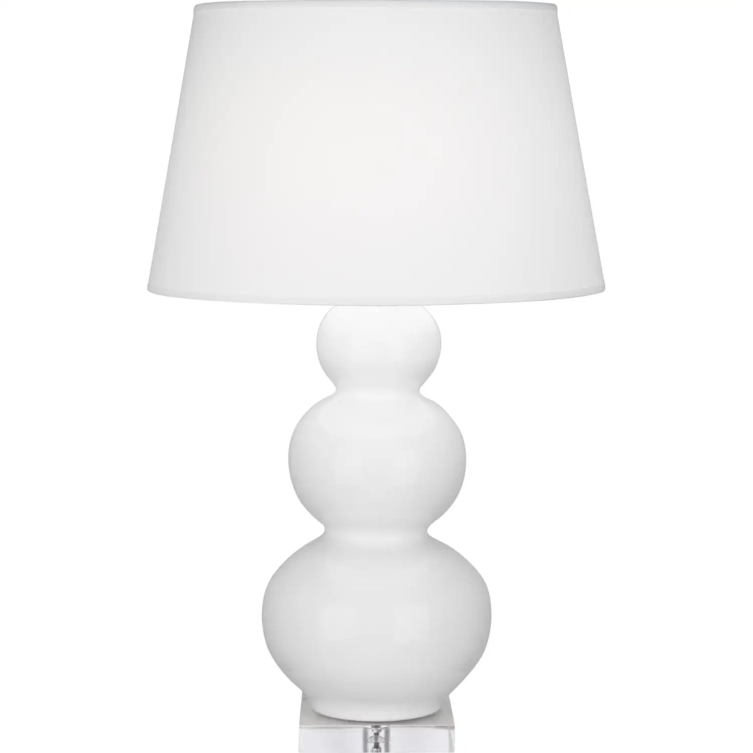 ROBERT ABBEY, TRIPLE GOURD TABLE LAMP, DESK LAMPS