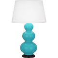 ROBERT ABBEY, TRIPLE GOURD TABLE LAMP, DESK LAMPS