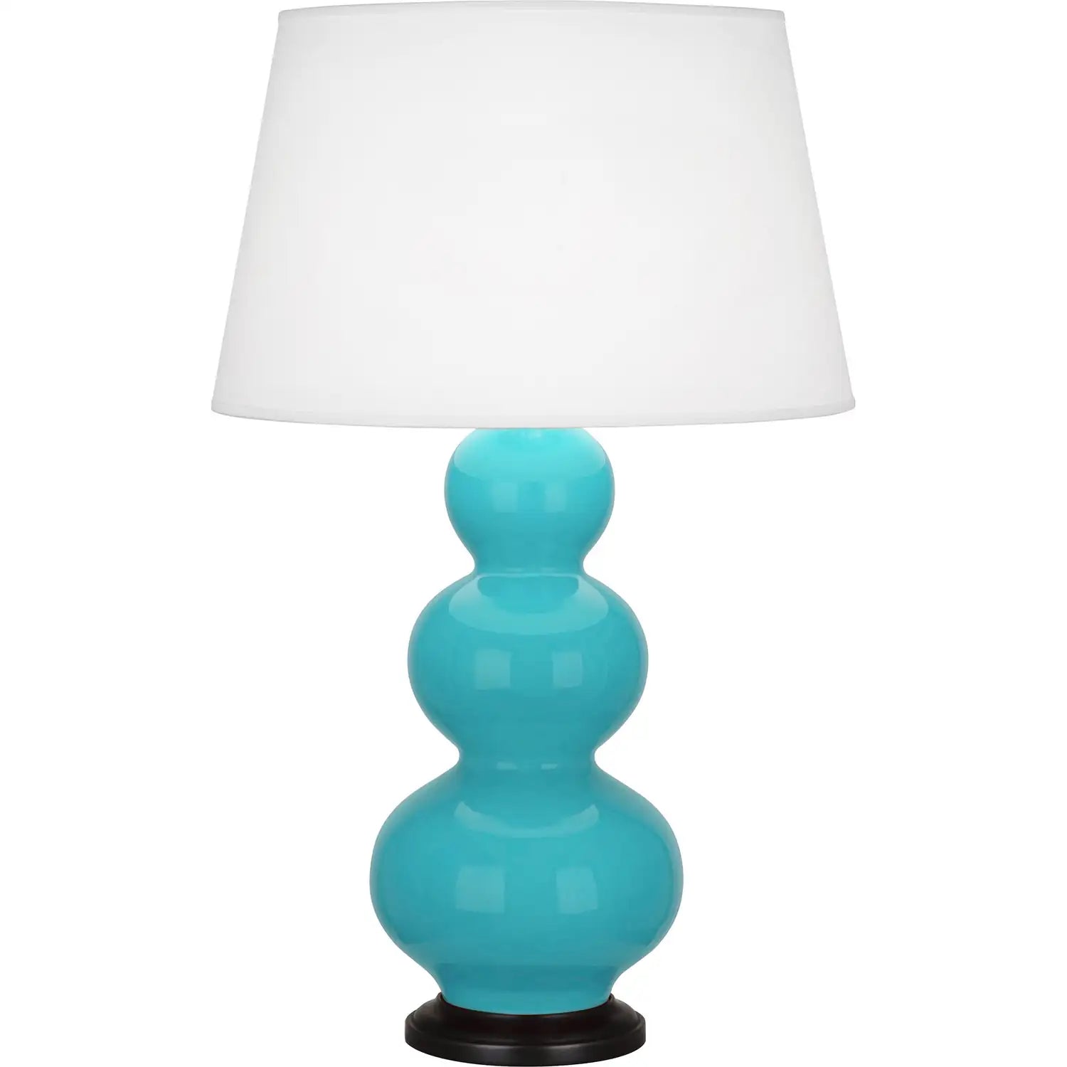 ROBERT ABBEY, TRIPLE GOURD TABLE LAMP, DESK LAMPS