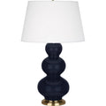 ROBERT ABBEY, TRIPLE GOURD TABLE LAMP, DESK LAMPS