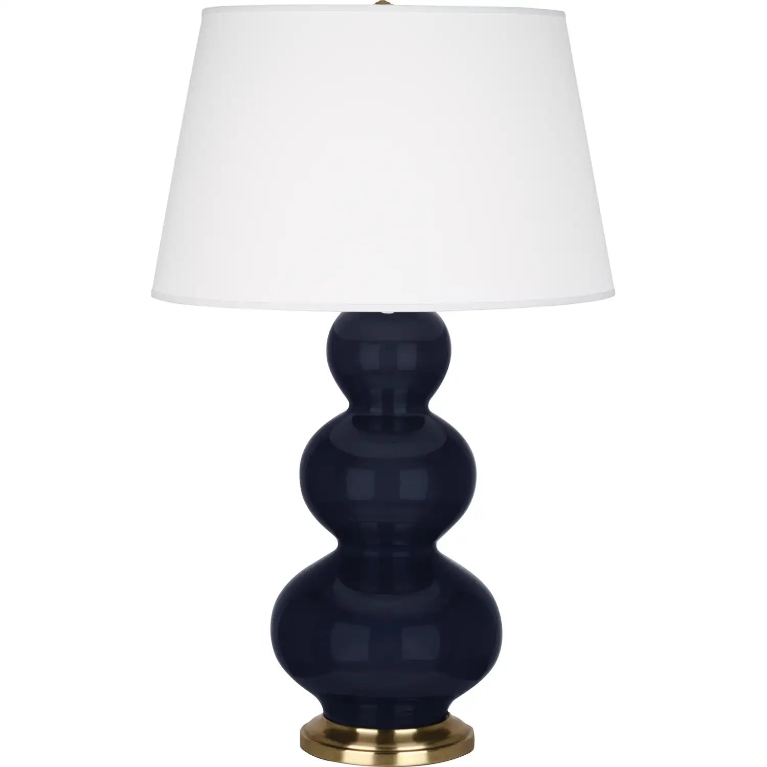 ROBERT ABBEY, TRIPLE GOURD TABLE LAMP, DESK LAMPS