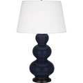 ROBERT ABBEY, TRIPLE GOURD TABLE LAMP, DESK LAMPS