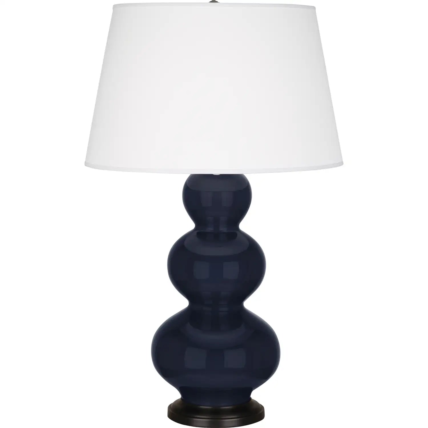 ROBERT ABBEY, TRIPLE GOURD TABLE LAMP, DESK LAMPS