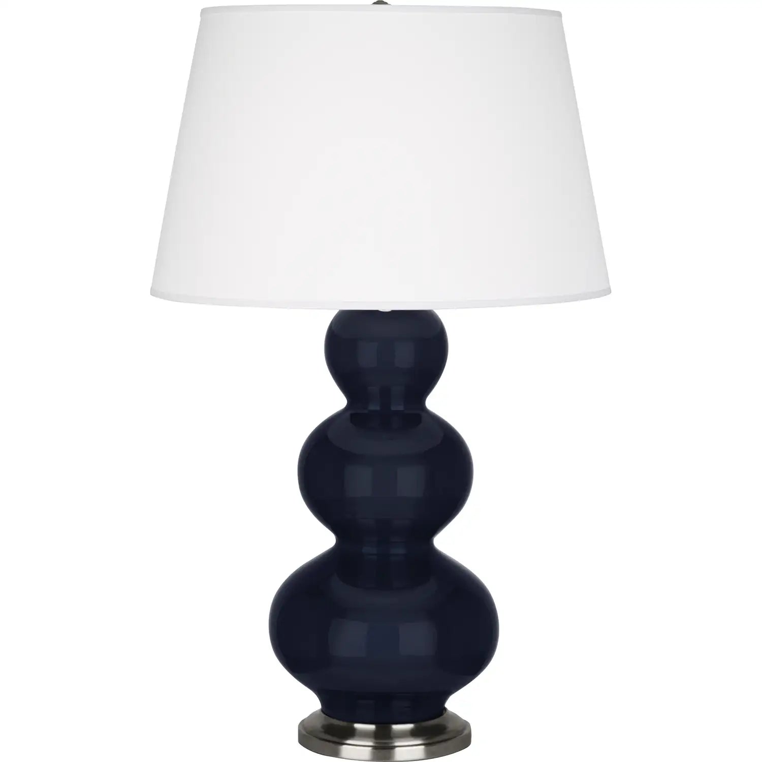 ROBERT ABBEY, TRIPLE GOURD TABLE LAMP, DESK LAMPS