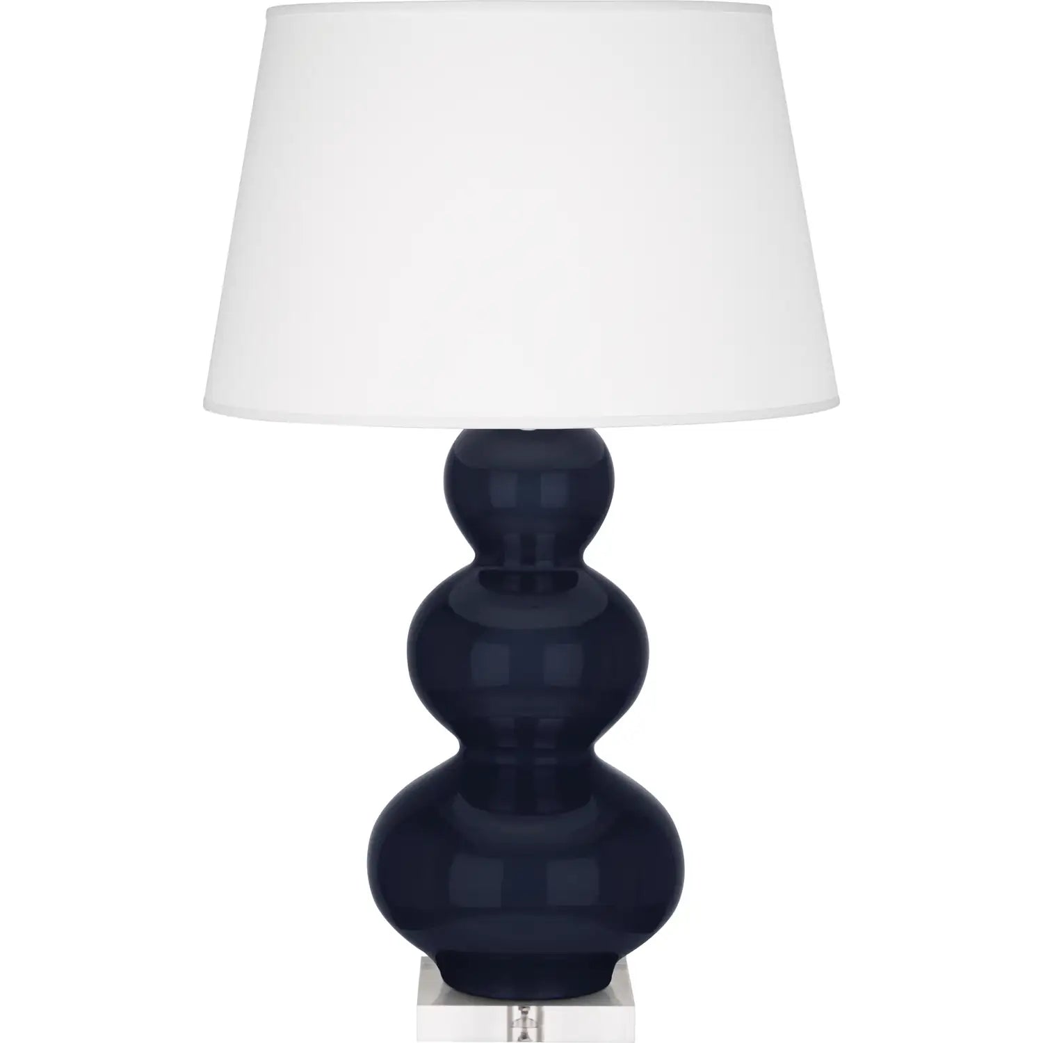 ROBERT ABBEY, TRIPLE GOURD TABLE LAMP, DESK LAMPS