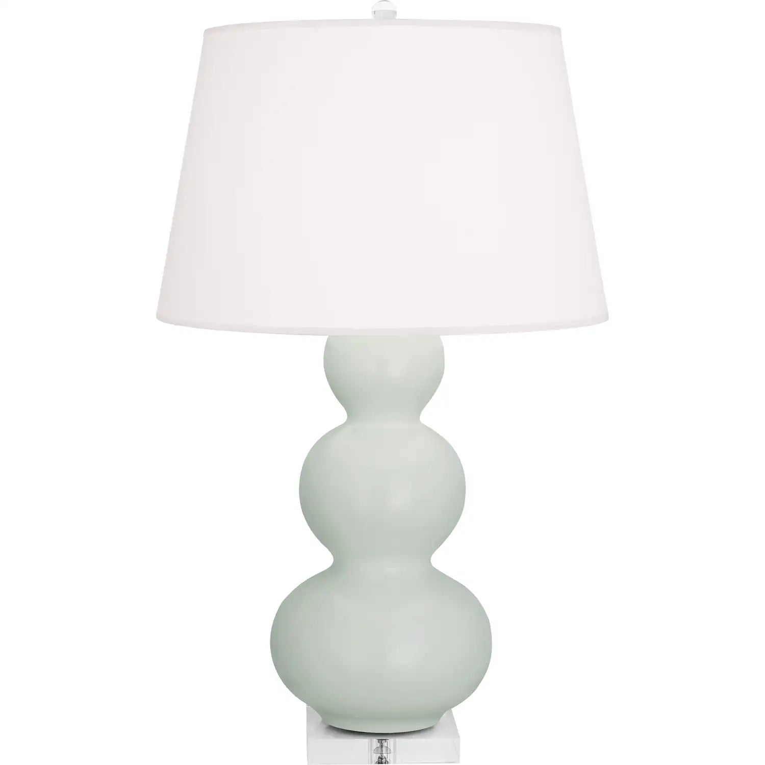 ROBERT ABBEY, TRIPLE GOURD TABLE LAMP, DESK LAMPS