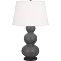 ROBERT ABBEY, TRIPLE GOURD TABLE LAMP, DESK LAMPS
