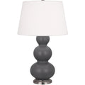 ROBERT ABBEY, TRIPLE GOURD TABLE LAMP, DESK LAMPS