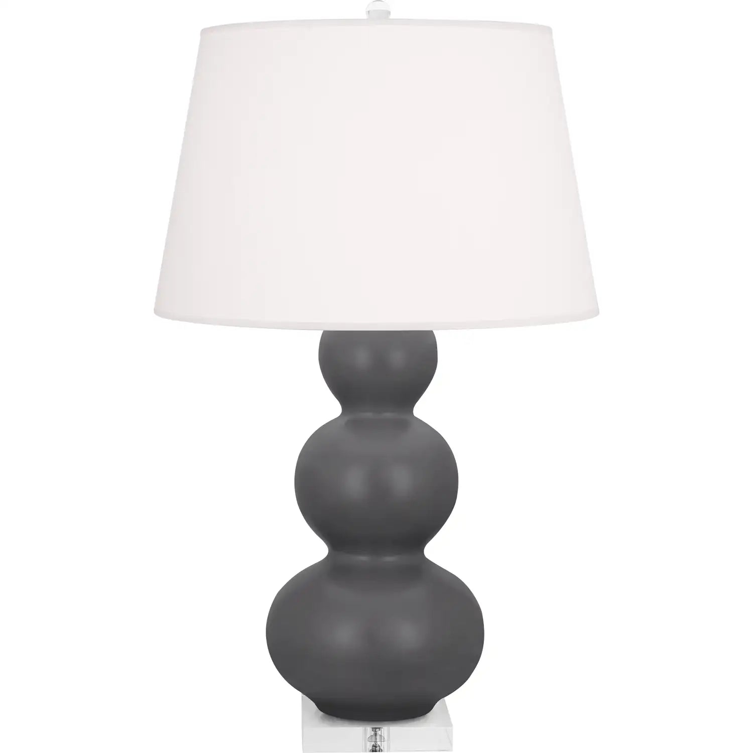 ROBERT ABBEY, TRIPLE GOURD TABLE LAMP, DESK LAMPS