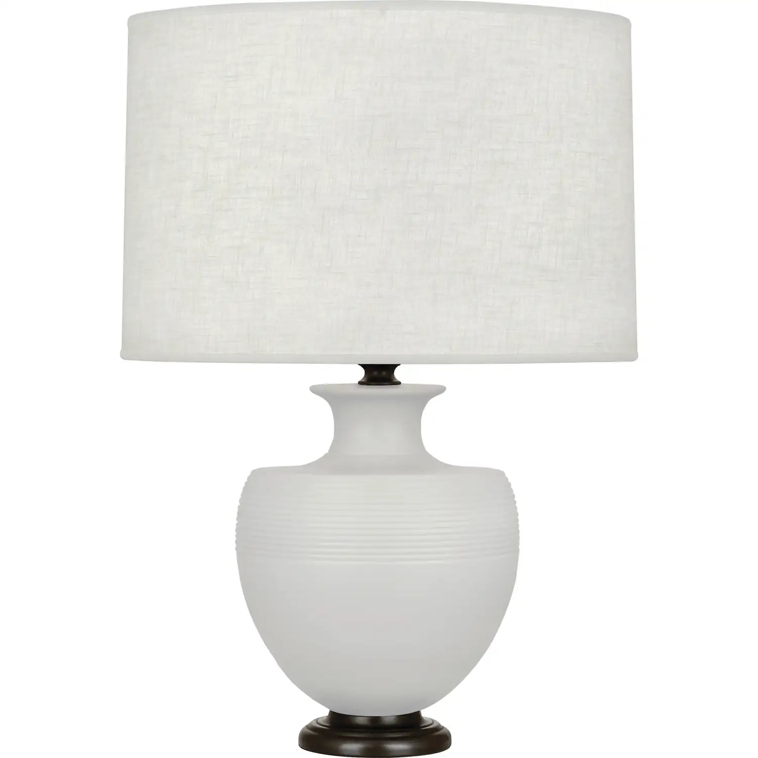 ROBERT ABBEY, MICHAEL BERMAN ATLAS TABLE LAMP, DESK LAMPS