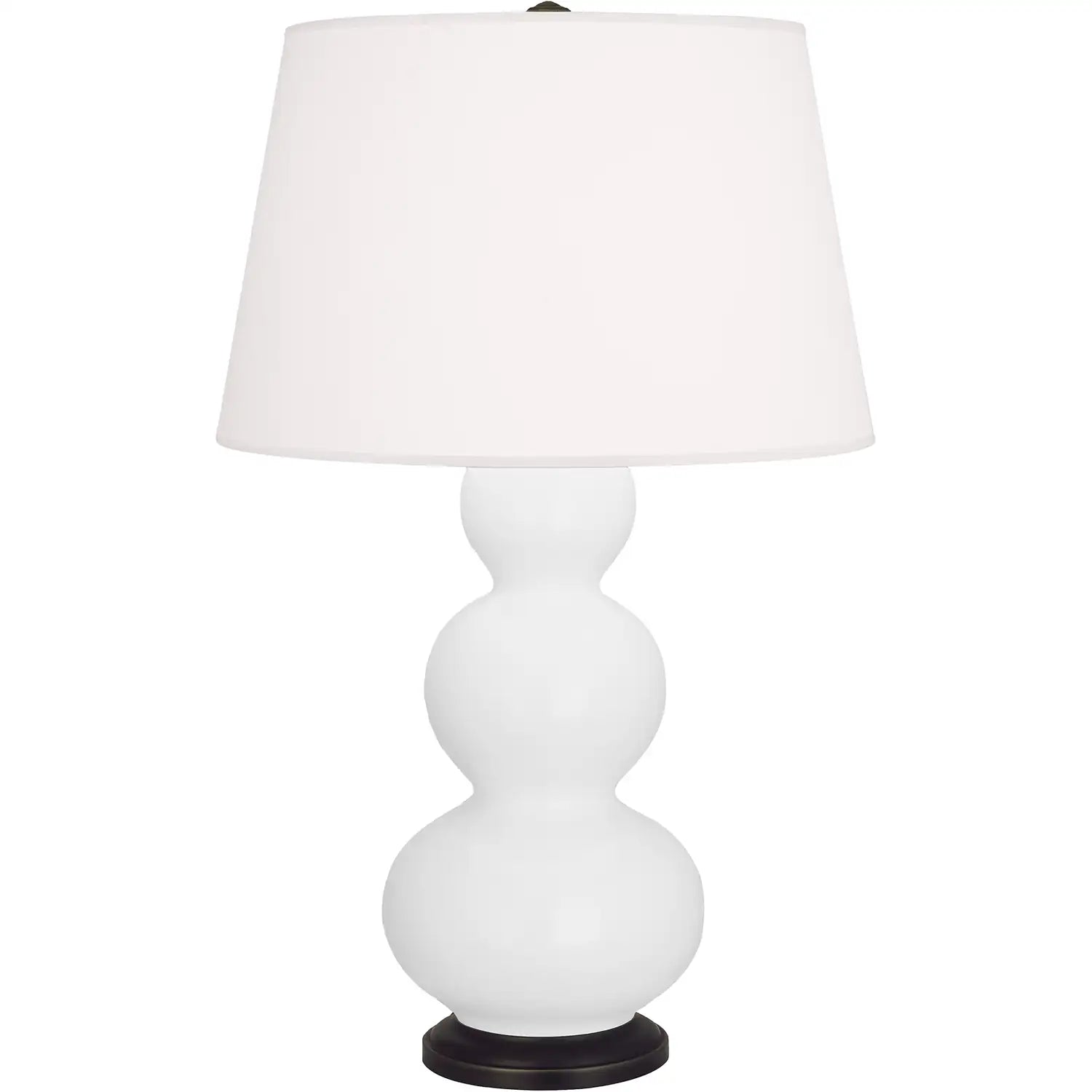 ROBERT ABBEY, TRIPLE GOURD TABLE LAMP, DESK LAMPS