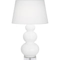 ROBERT ABBEY, TRIPLE GOURD TABLE LAMP, DESK LAMPS
