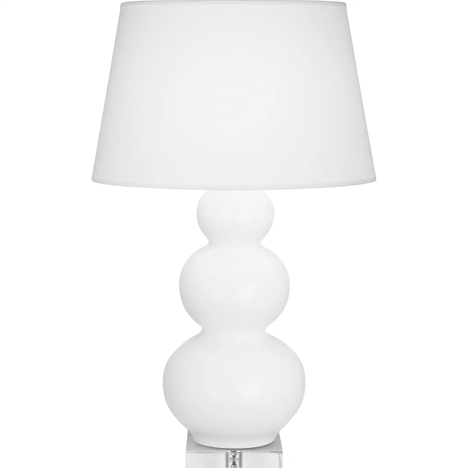 ROBERT ABBEY, TRIPLE GOURD TABLE LAMP, DESK LAMPS
