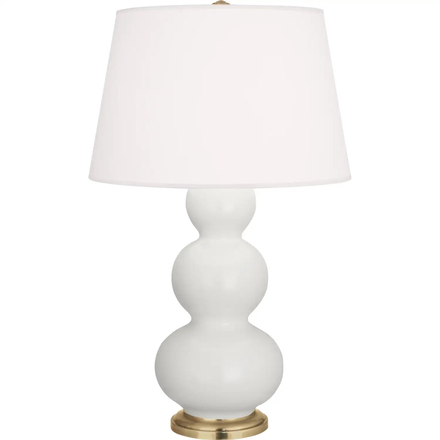 ROBERT ABBEY, TRIPLE GOURD TABLE LAMP, DESK LAMPS