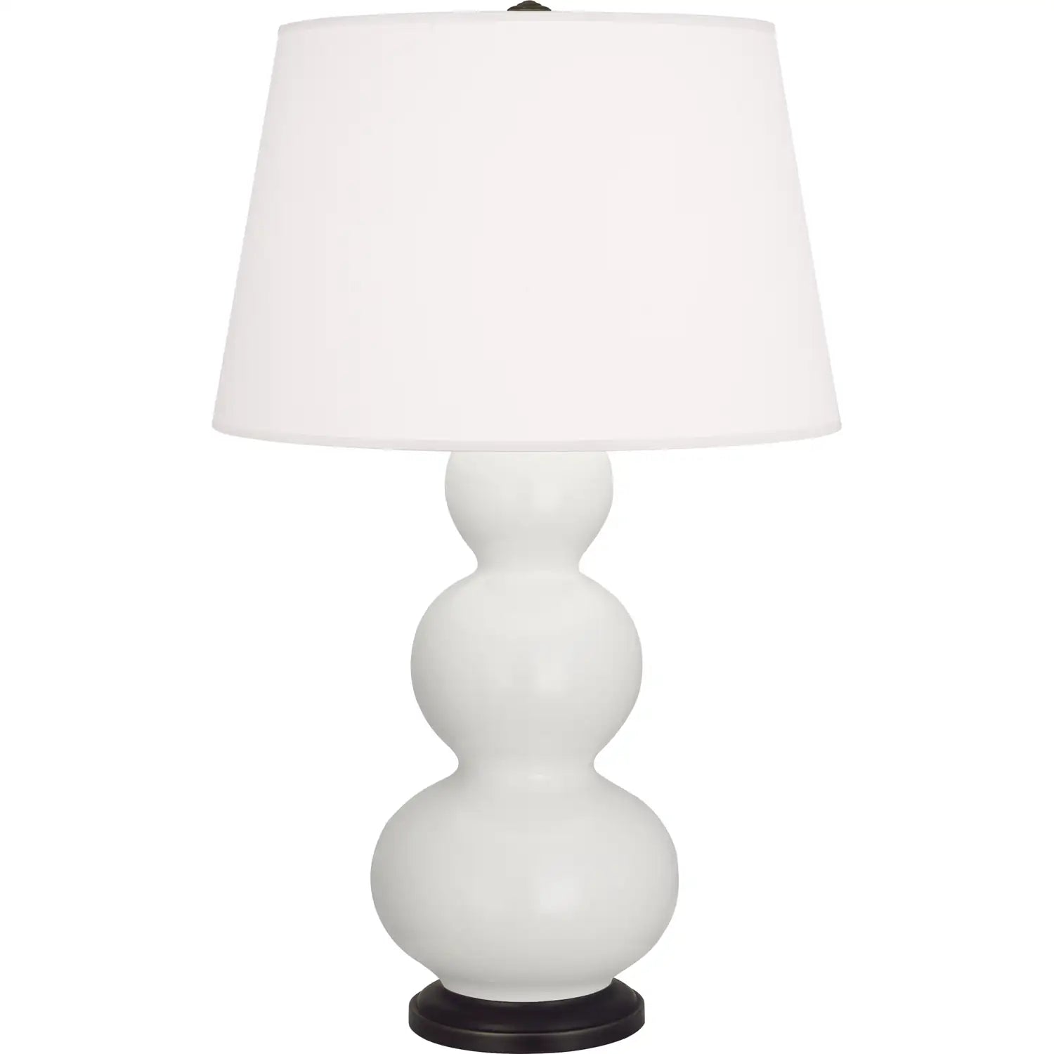 ROBERT ABBEY, TRIPLE GOURD TABLE LAMP, DESK LAMPS