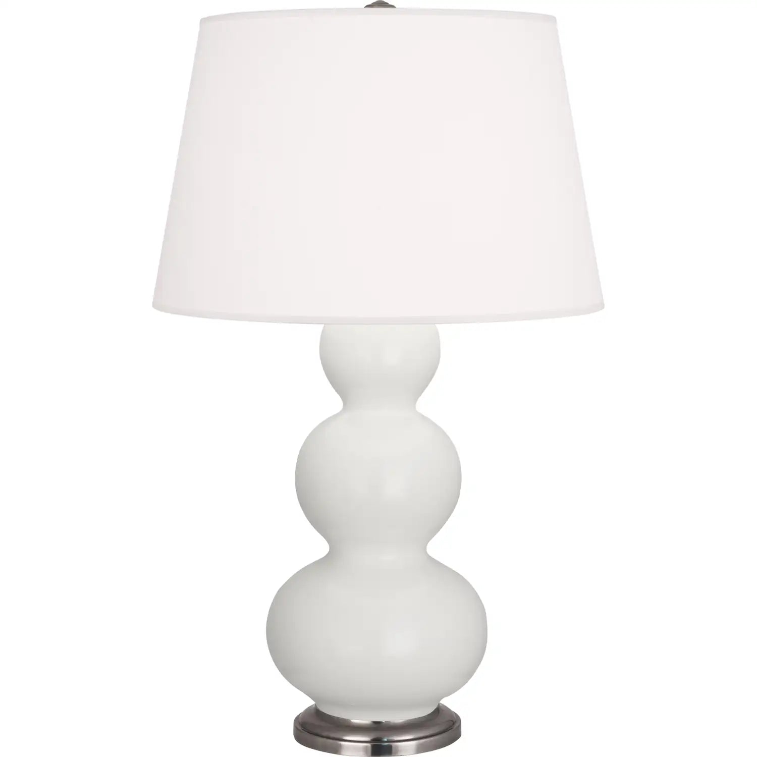 ROBERT ABBEY, TRIPLE GOURD TABLE LAMP, DESK LAMPS
