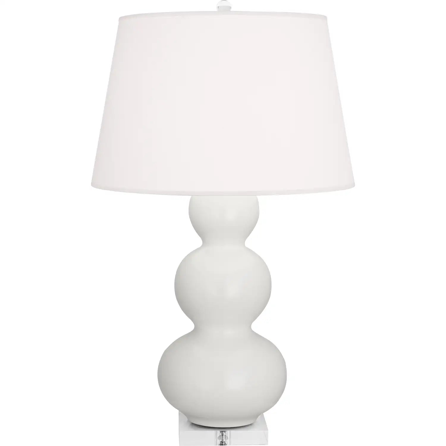 ROBERT ABBEY, TRIPLE GOURD TABLE LAMP, DESK LAMPS