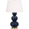 ROBERT ABBEY, TRIPLE GOURD TABLE LAMP, DESK LAMPS