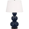 ROBERT ABBEY, TRIPLE GOURD TABLE LAMP, DESK LAMPS
