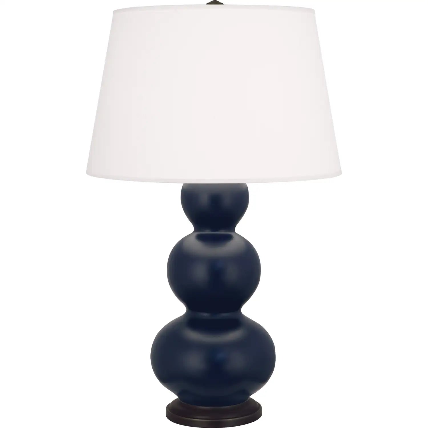 ROBERT ABBEY, TRIPLE GOURD TABLE LAMP, DESK LAMPS