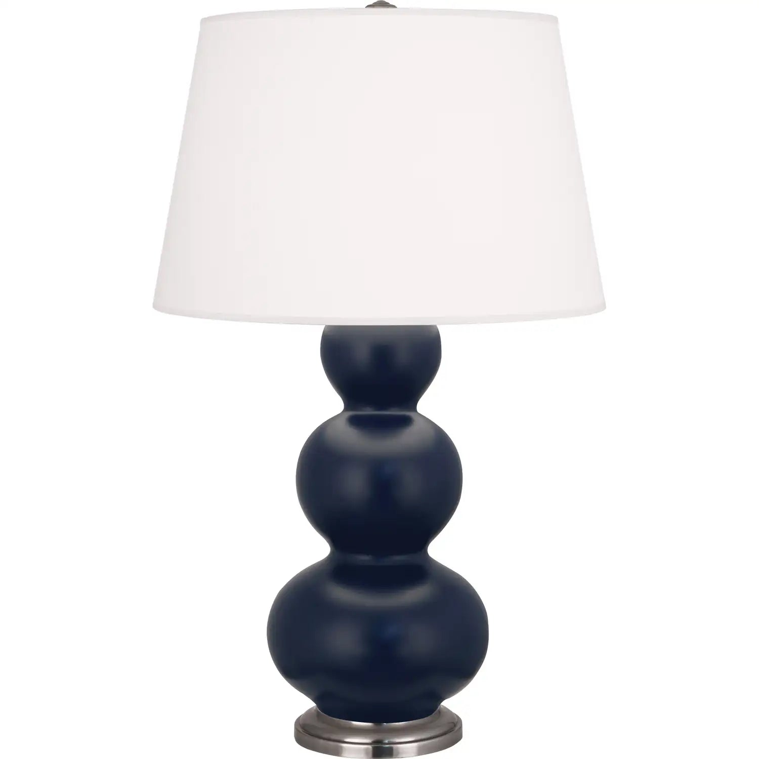 ROBERT ABBEY, TRIPLE GOURD TABLE LAMP, DESK LAMPS