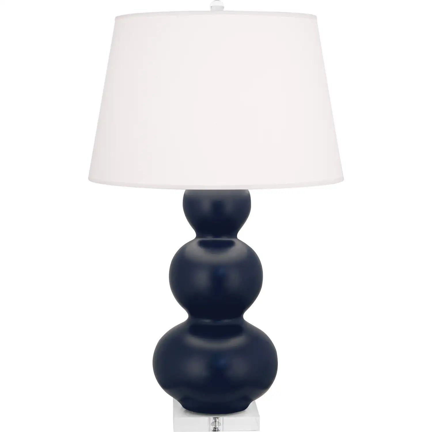 ROBERT ABBEY, TRIPLE GOURD TABLE LAMP, DESK LAMPS