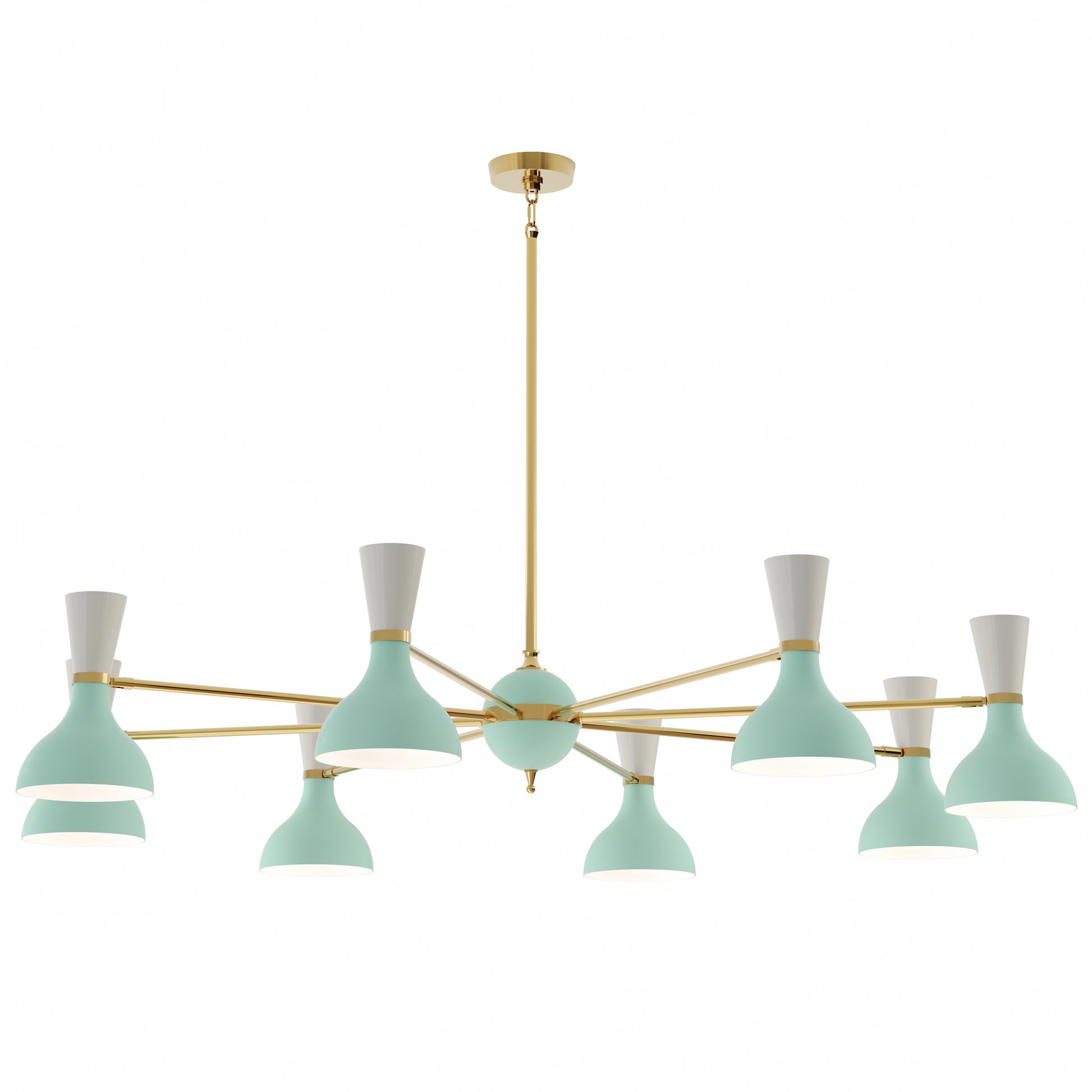ROBERT ABBEY, CLARE CHANDELIER, CHANDELIER LIGHT