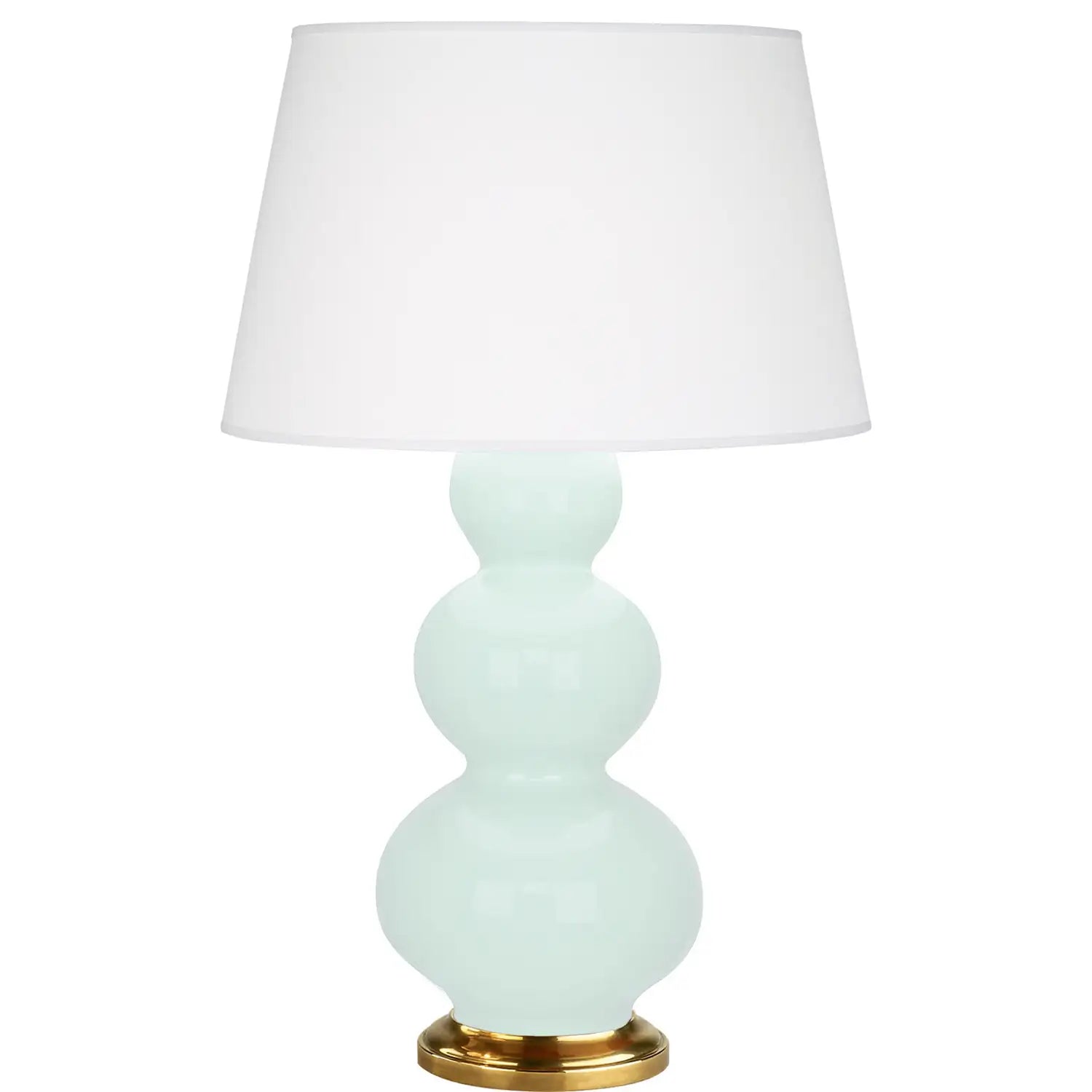 ROBERT ABBEY, TRIPLE GOURD TABLE LAMP, DESK LAMPS