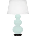 ROBERT ABBEY, TRIPLE GOURD TABLE LAMP, DESK LAMPS