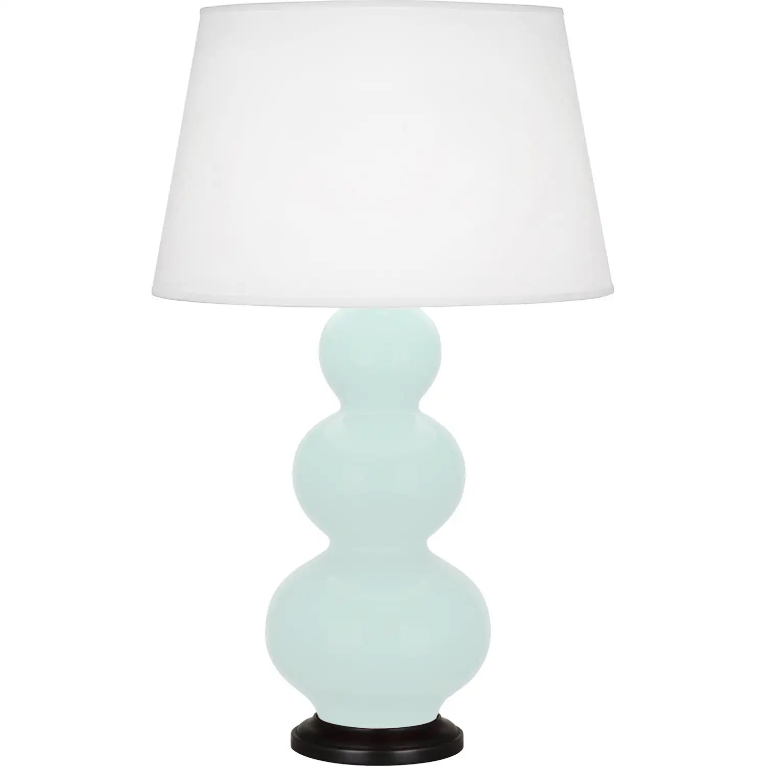 ROBERT ABBEY, TRIPLE GOURD TABLE LAMP, DESK LAMPS