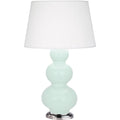 ROBERT ABBEY, TRIPLE GOURD TABLE LAMP, DESK LAMPS