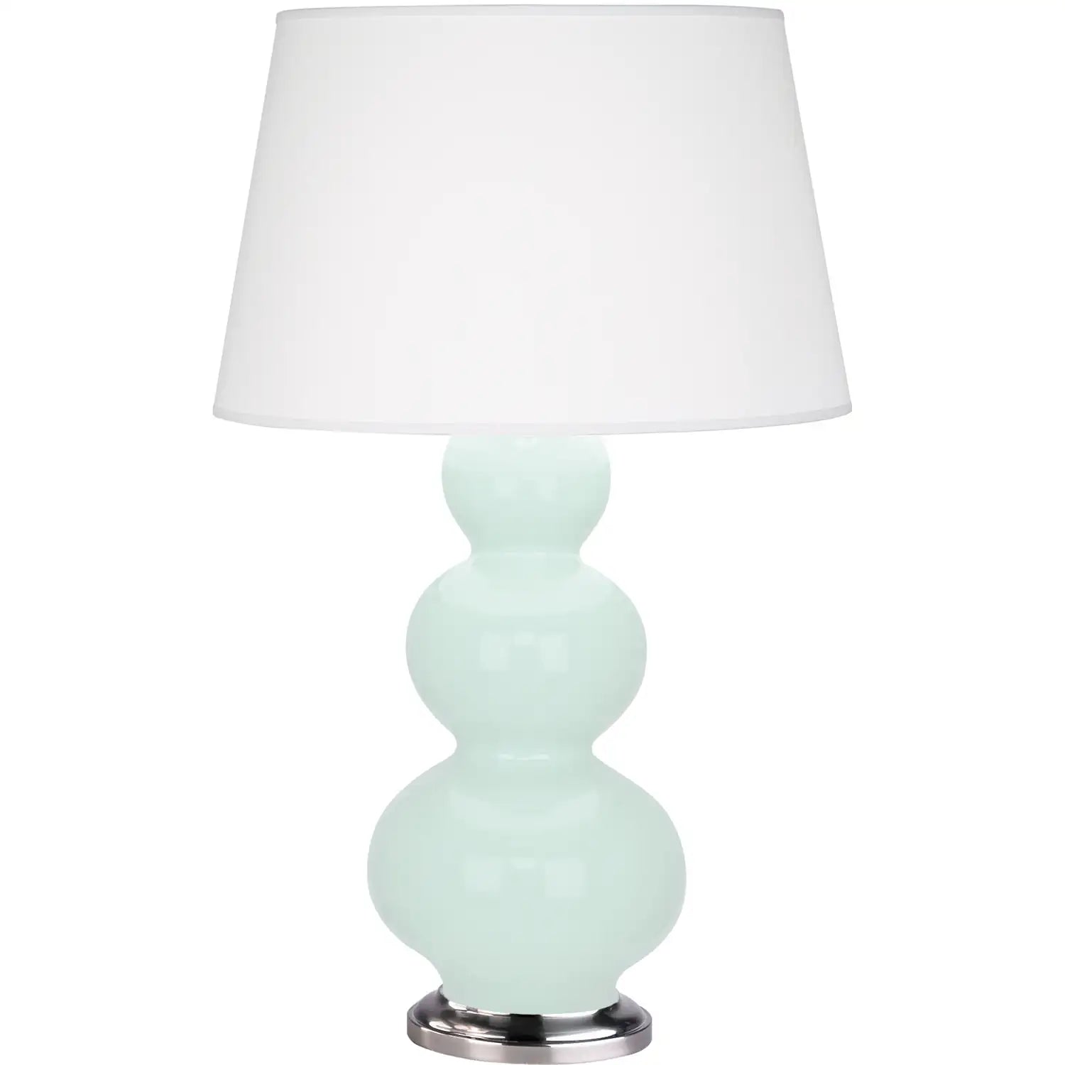 ROBERT ABBEY, TRIPLE GOURD TABLE LAMP, DESK LAMPS