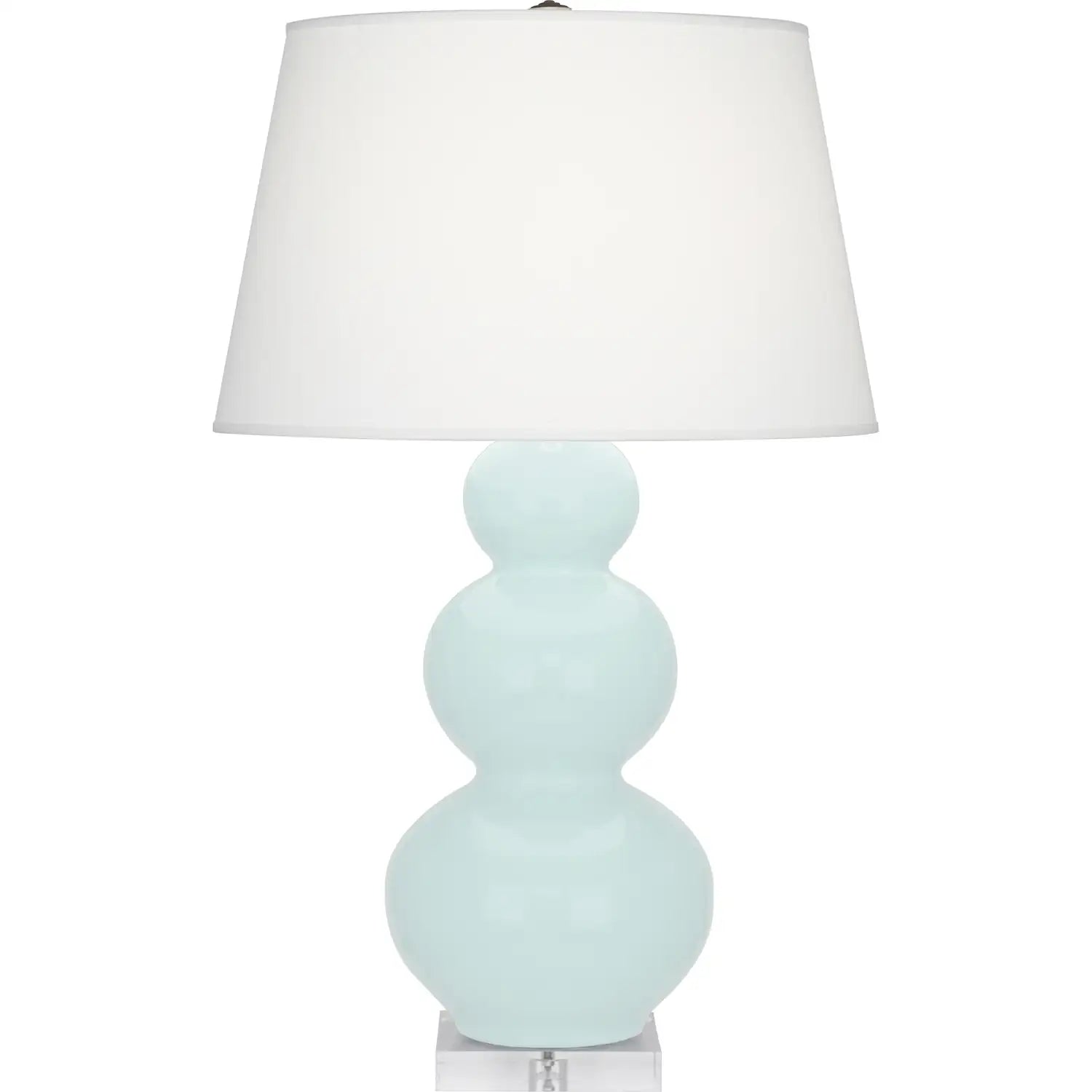 ROBERT ABBEY, TRIPLE GOURD TABLE LAMP, DESK LAMPS