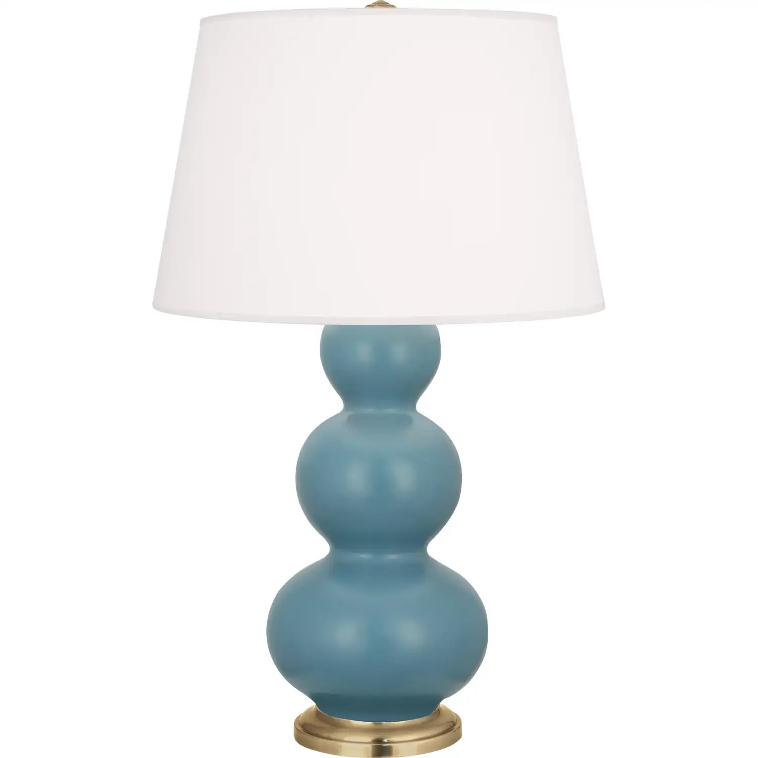 ROBERT ABBEY, TRIPLE GOURD TABLE LAMP, DESK LAMPS