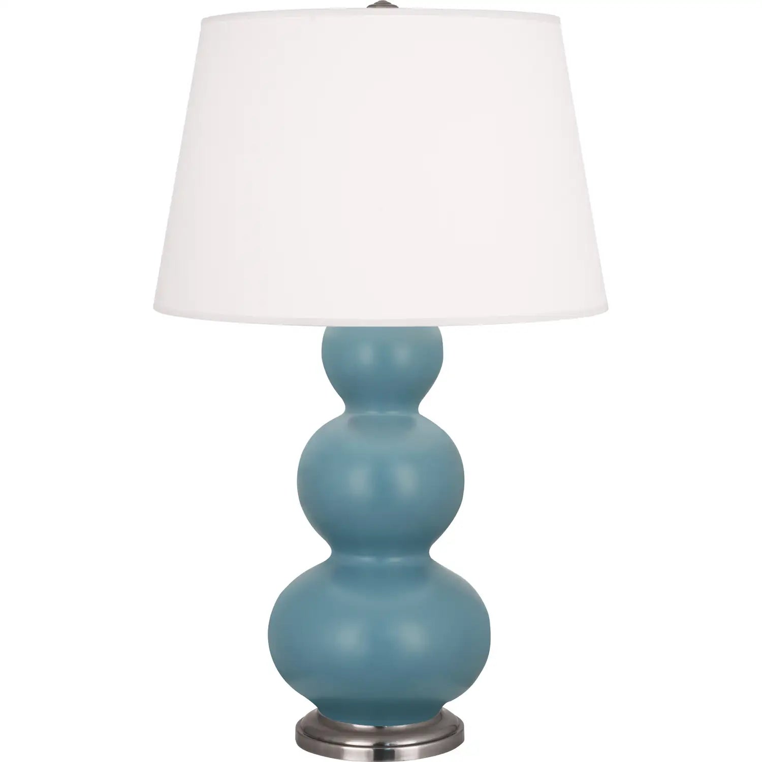 ROBERT ABBEY, TRIPLE GOURD TABLE LAMP, DESK LAMPS