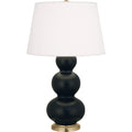 ROBERT ABBEY, TRIPLE GOURD TABLE LAMP, DESK LAMPS
