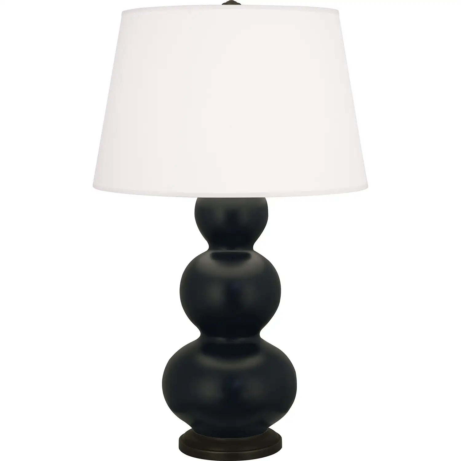 ROBERT ABBEY, TRIPLE GOURD TABLE LAMP, DESK LAMPS