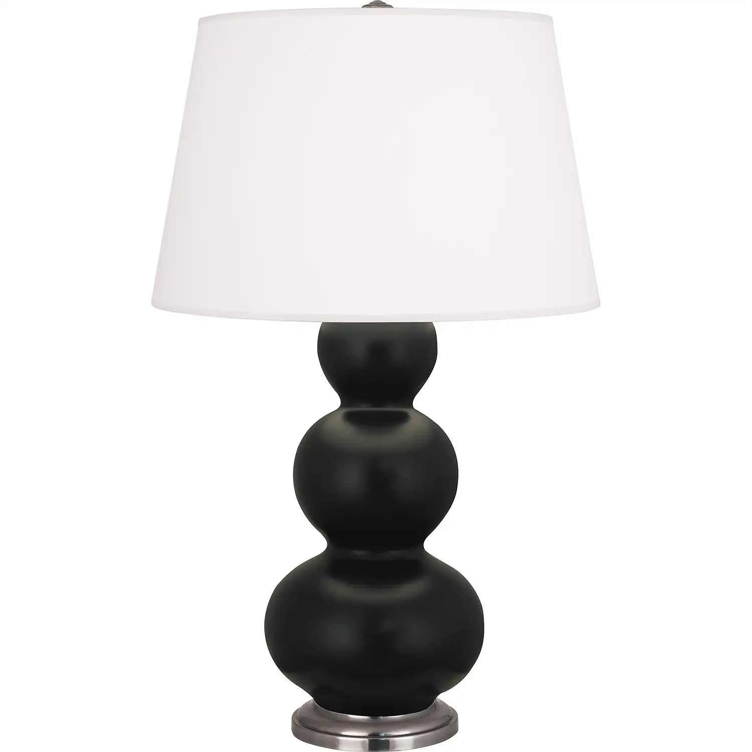 ROBERT ABBEY, TRIPLE GOURD TABLE LAMP, DESK LAMPS