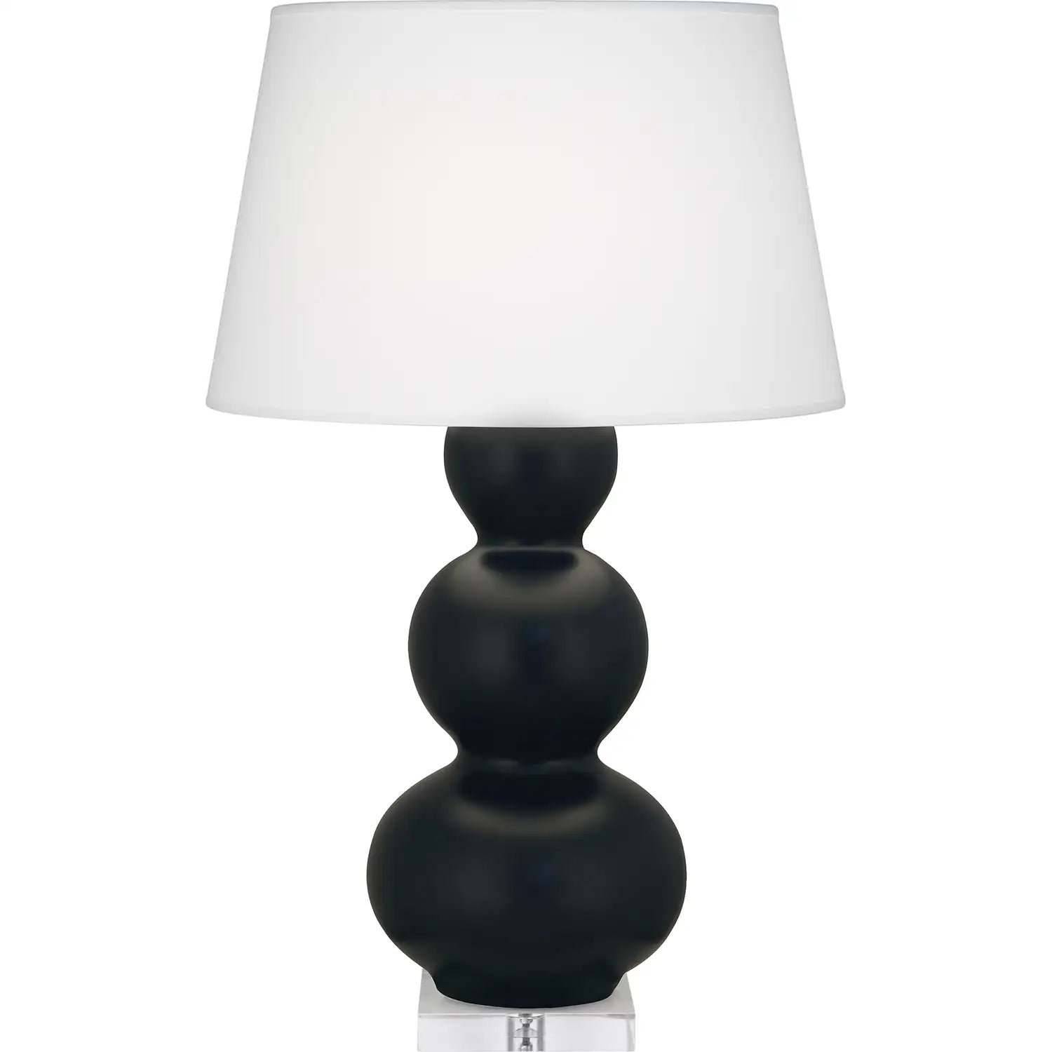 ROBERT ABBEY, TRIPLE GOURD TABLE LAMP, DESK LAMPS