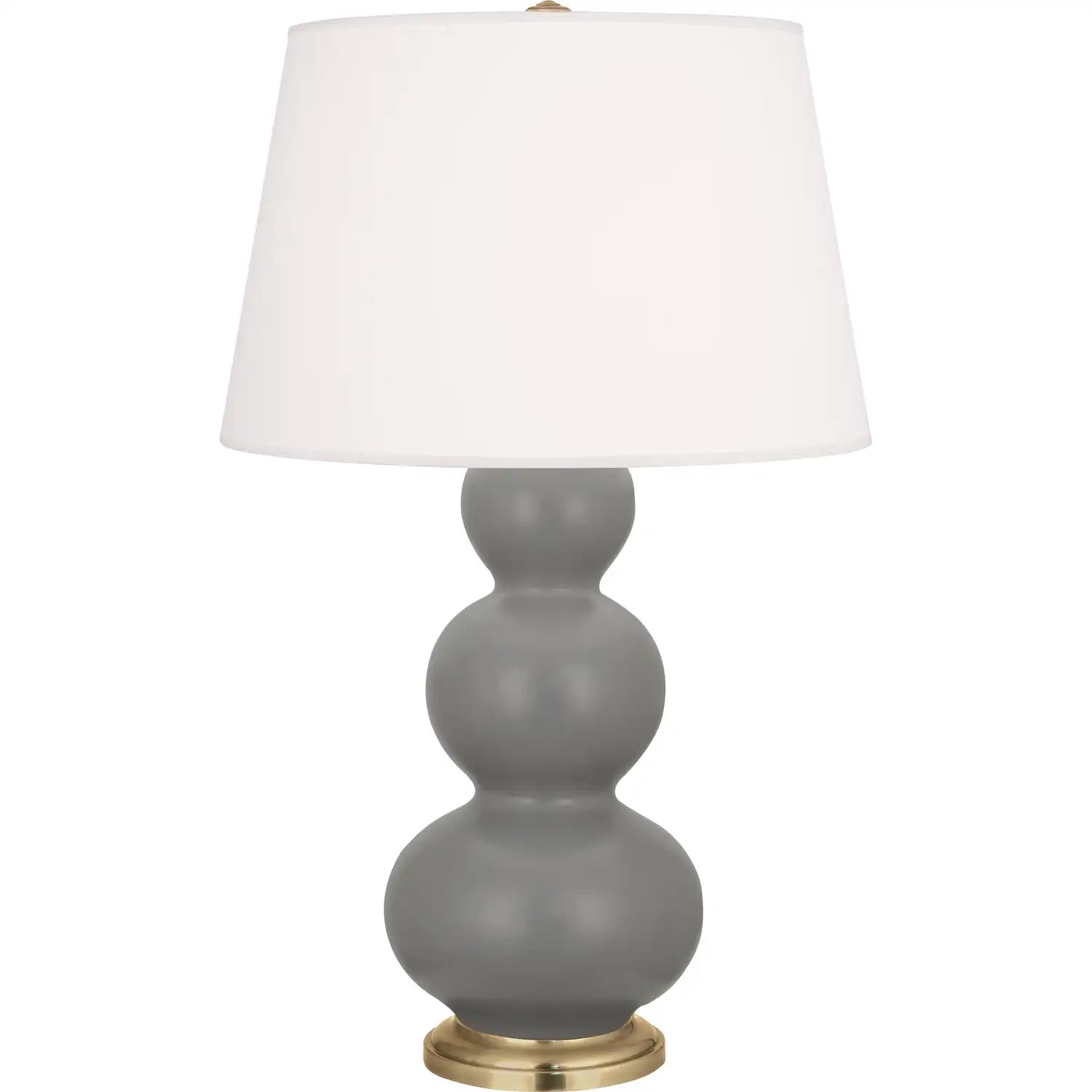 ROBERT ABBEY, TRIPLE GOURD TABLE LAMP, DESK LAMPS