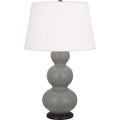 ROBERT ABBEY, TRIPLE GOURD TABLE LAMP, DESK LAMPS