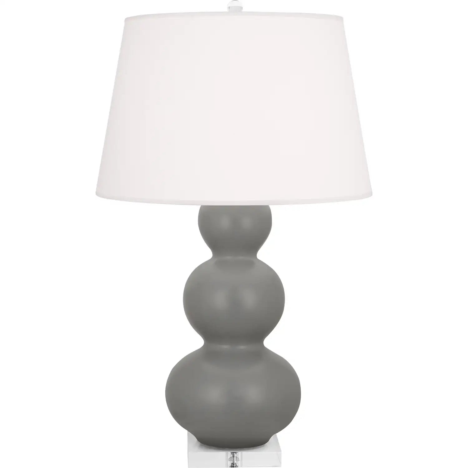 ROBERT ABBEY, TRIPLE GOURD TABLE LAMP, DESK LAMPS