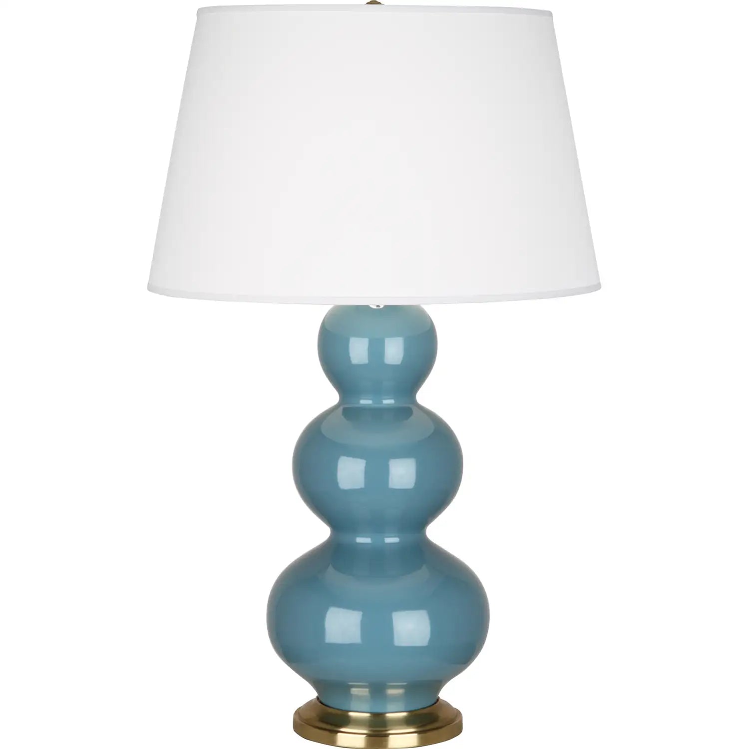 ROBERT ABBEY, TRIPLE GOURD TABLE LAMP, DESK LAMPS
