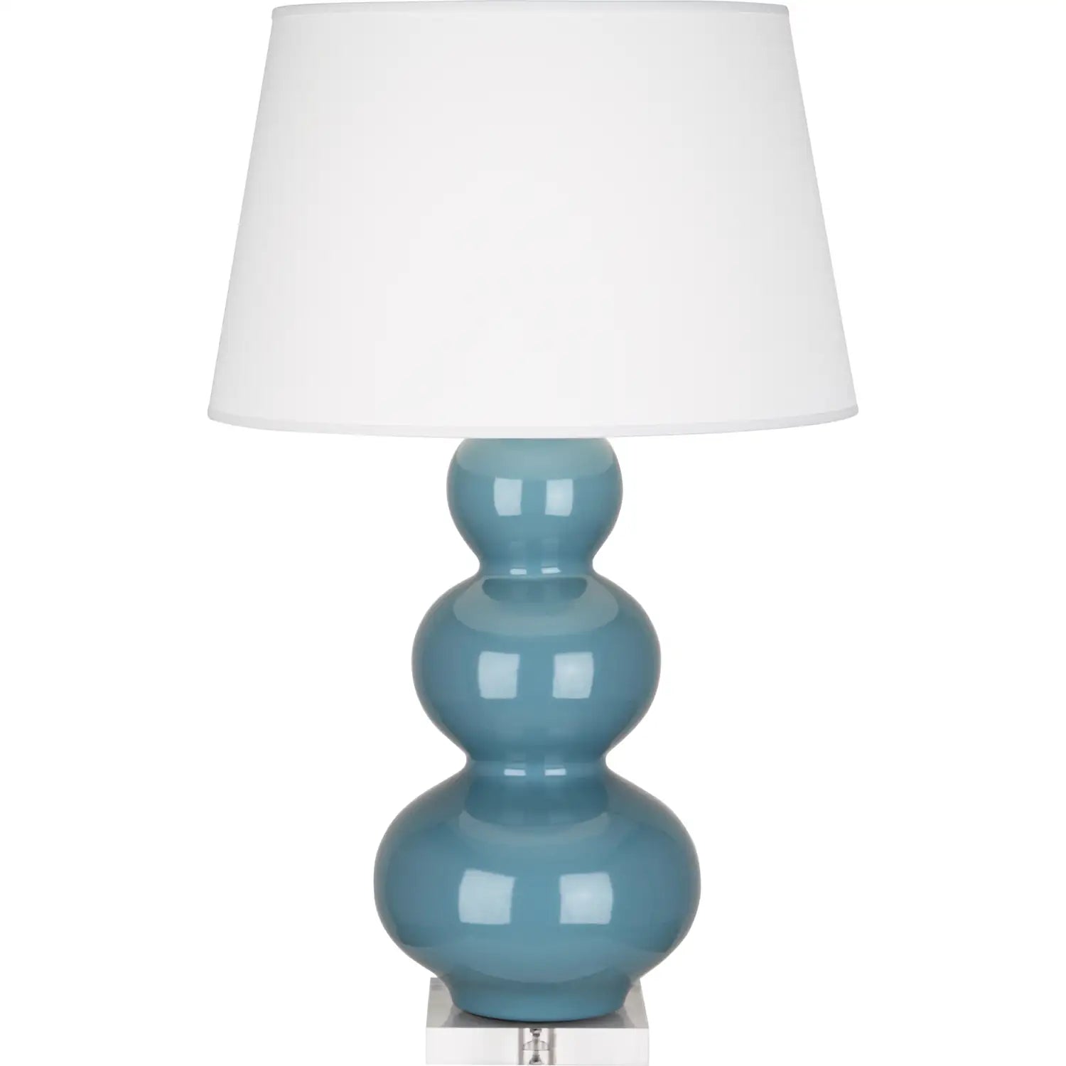 ROBERT ABBEY, TRIPLE GOURD TABLE LAMP, DESK LAMPS