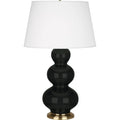 ROBERT ABBEY, TRIPLE GOURD TABLE LAMP, DESK LAMPS