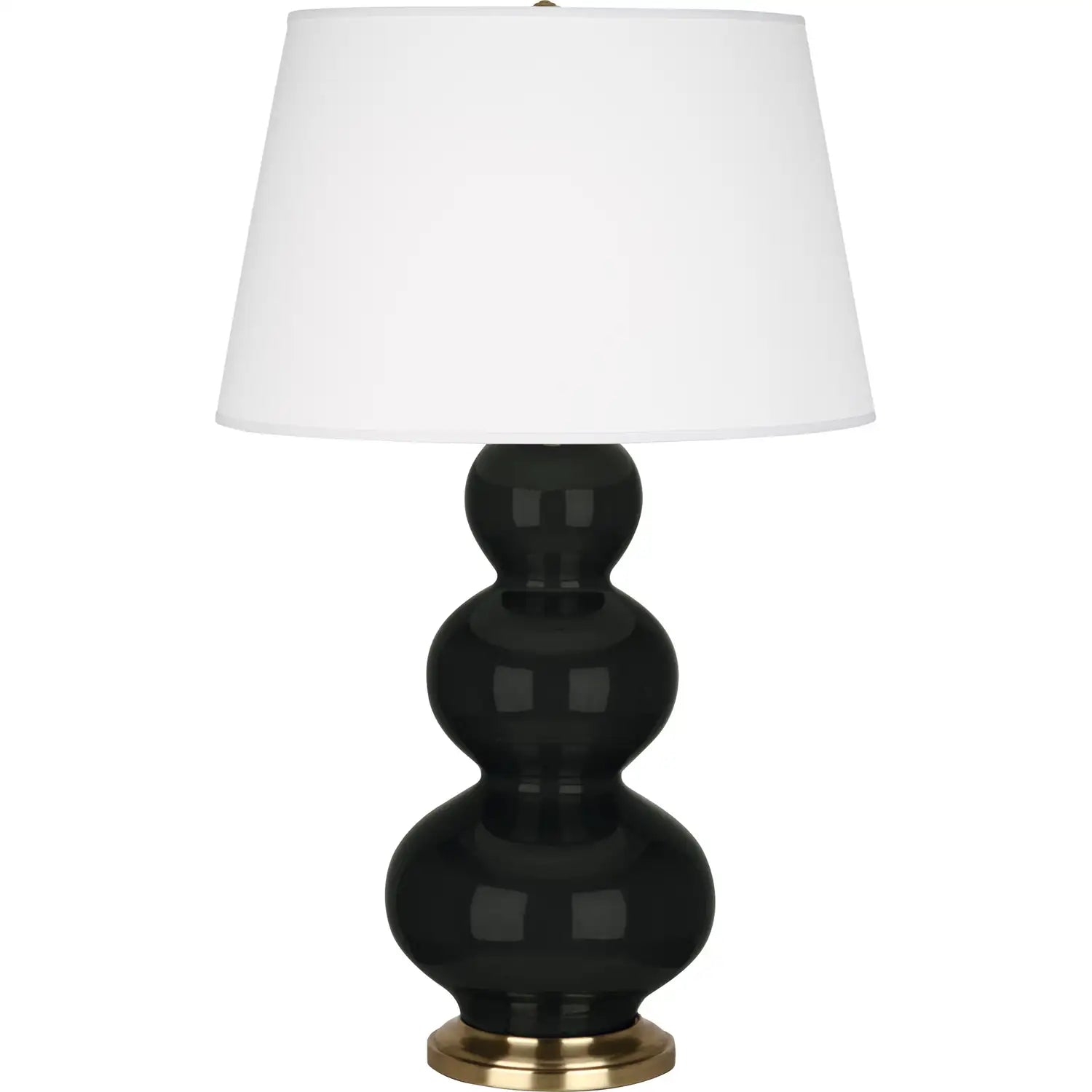 ROBERT ABBEY, TRIPLE GOURD TABLE LAMP, DESK LAMPS
