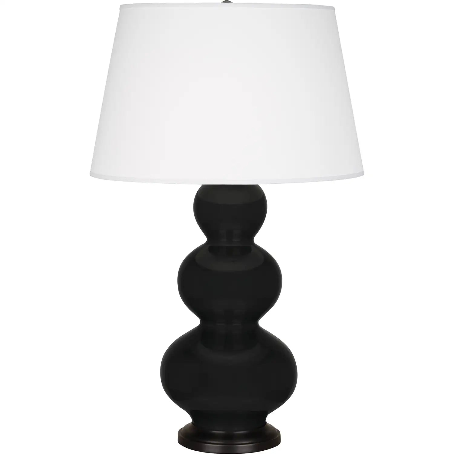 ROBERT ABBEY, TRIPLE GOURD TABLE LAMP, DESK LAMPS