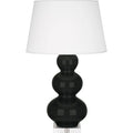 ROBERT ABBEY, TRIPLE GOURD TABLE LAMP, DESK LAMPS